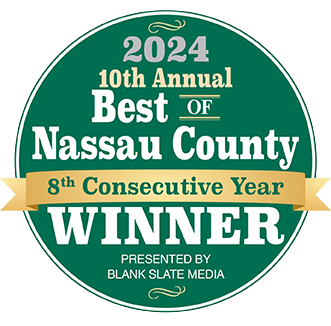 Best of the Nassau County Winner 8th Consecutive Year Logo 2024